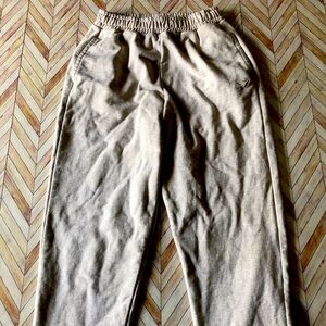 Gymshark Joggers/Sweats. Beige. Elastic Waist & Ankle. Size XS